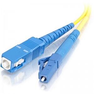 LC / SC Evaluat în plen 9/125 Cablu de fibra simplă monomod Simplex